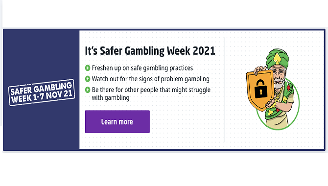 Casino Guru campaign   Only small percentage of visitors  clicked on safer gambling messaging