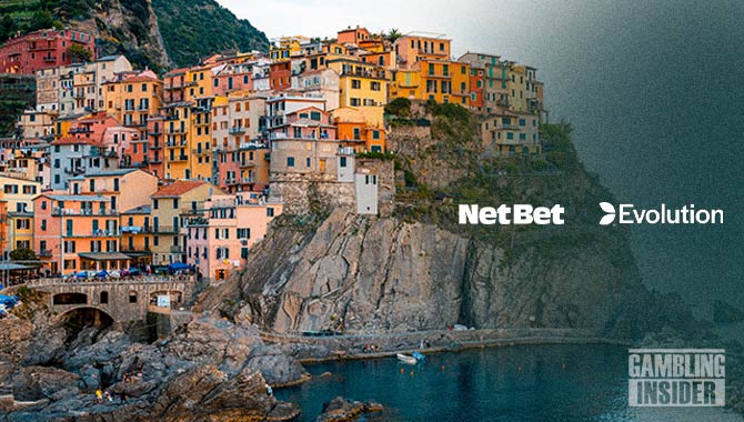 NetBet Italy signs content deal with Evolution